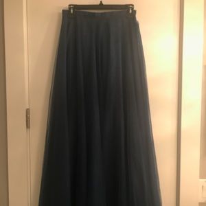 Jenny Yoo Winslow Skirt-Lapis Blue size 2